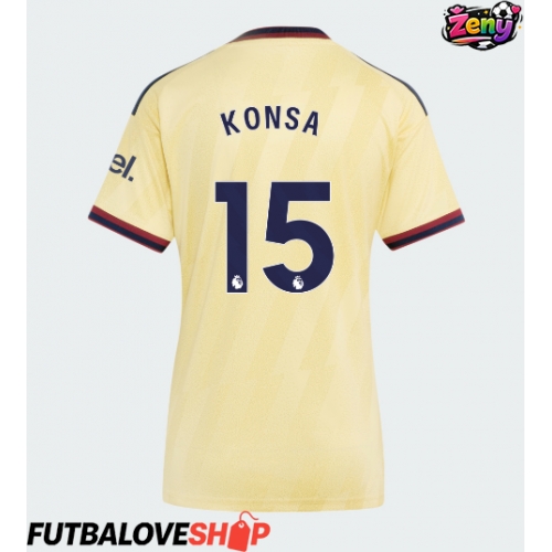 Dres Arsenal Ezri Konsa #15 Tretina pre Ženy 2026-27 Krátky Rukáv